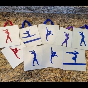 Gymnastics stencil art
